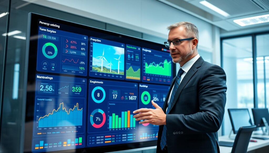 energy sector IoT monitoring dashboard