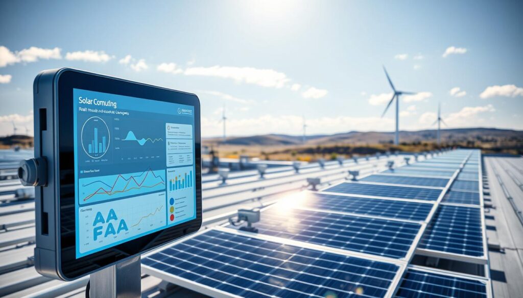 solar edge computing monitoring system