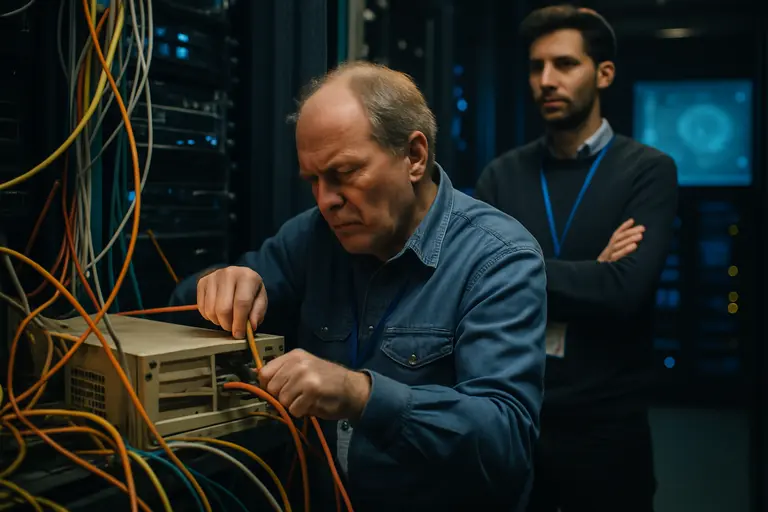 Engineers mapping AI controls to legacy systems and compliance records