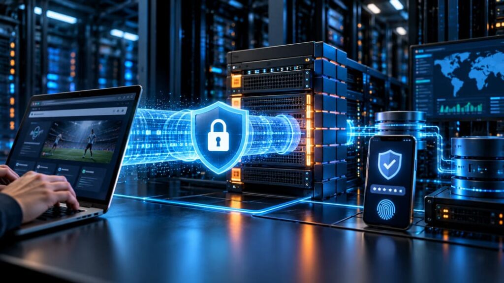 Cybersecurity Data Flow in the Server_Room