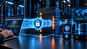 Cybersecurity Data Flow in the Server_Room