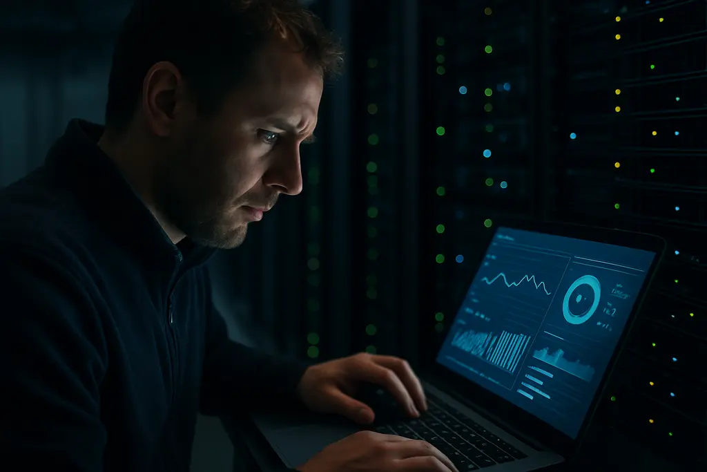 Efficient AI Inference servers with cooling pipes and power cabling in a data center